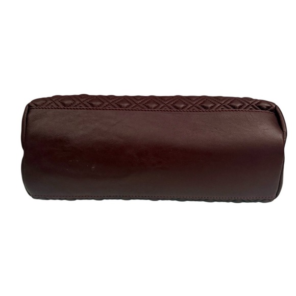 Tory Burch Fleming Quilted Leather Shoulder Bag – Burgundy - Picture 7 of 8